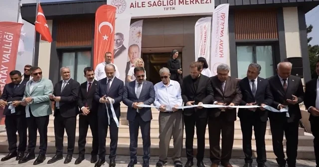 Belen de aile sağlığı merkezi ve 112 acil istasyonu hizmete açıldı Hatay Haberleri