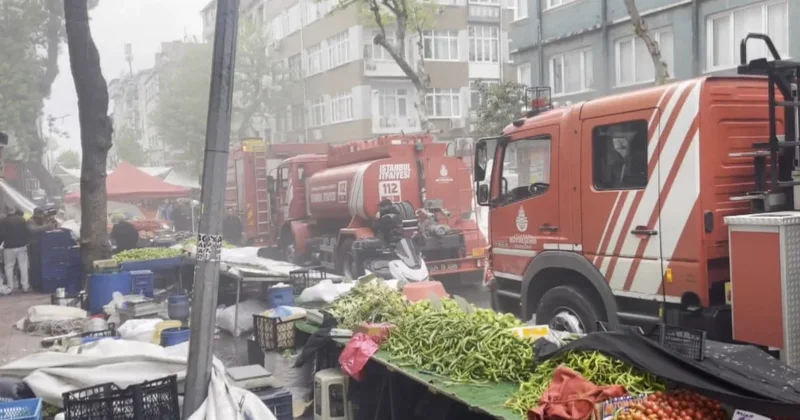 İstanbul da yangın paniği! Müdahale devam ediyor Sözcü Gazetesi