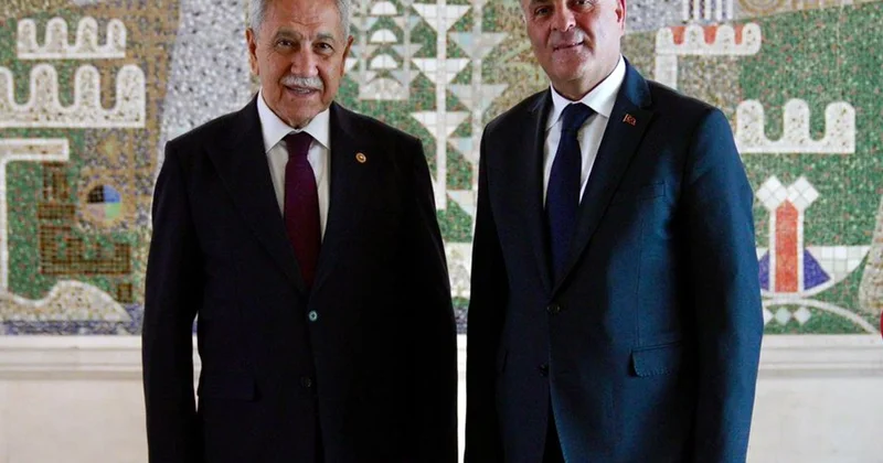 Bülent Arınç tan İBB Başkanvekili Nuri Aslan a ziyaret