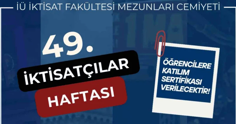 49. İktisatçılar haftası başlıyor