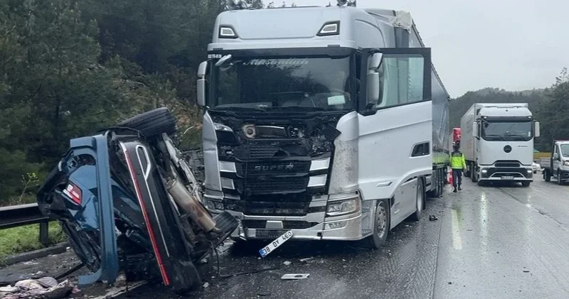 Tarsus Pozantı Otoyolu nda zincirleme kaza: 1 ölü 5 yaralı Mersin Haberleri