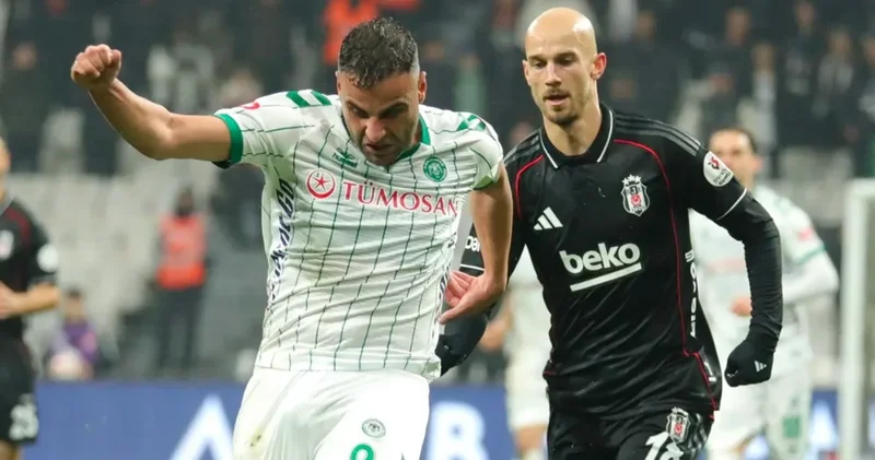 Beşiktaş ve Konyaspor berabere