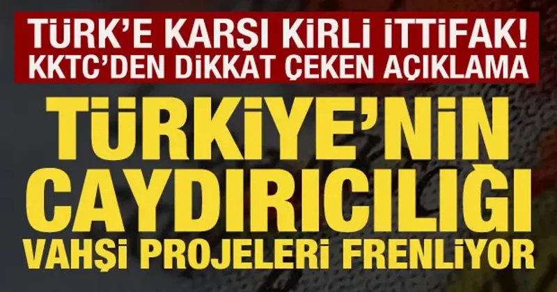 KKTC Dışişleri Bakanı Tahsin Ertuğruloğlu, Türk’e karşı kirli ittifaka dikkat çekti