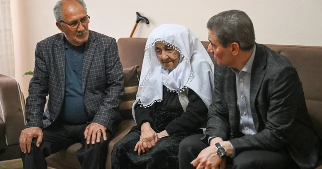 Asırlık çınara ve kahraman gazilere vefa ziyareti Erzurum Haberleri