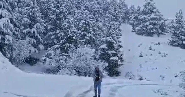 Isparta da mayıs ayında kar bereketi kartpostallık görüntüler oluşturdu Isparta Haberleri