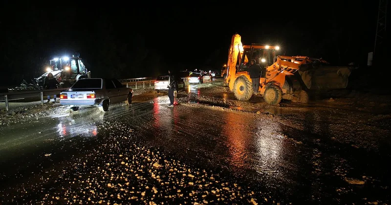 Tokat ı sağanak ve heyelan vurdu: İstinat duvarı çöktü