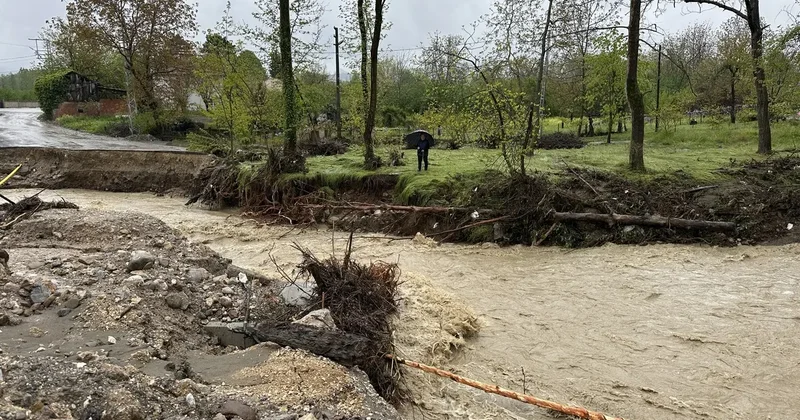 Sakarya da sağanak hayatı olumsuz etkiledi