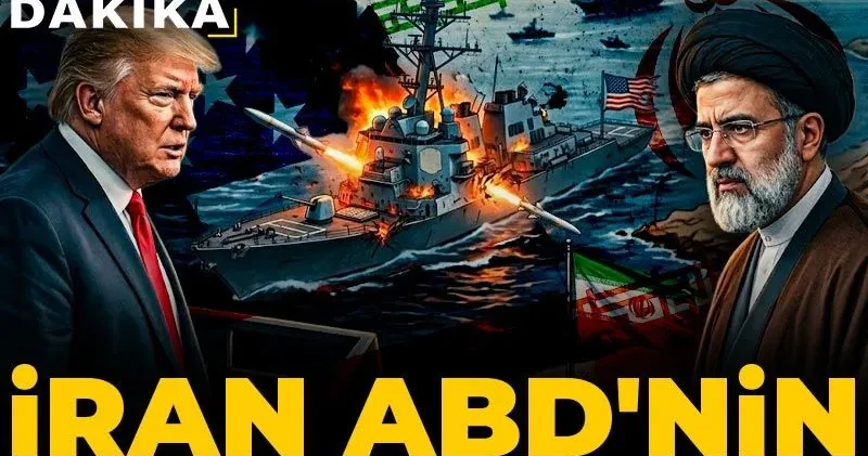 Son Dakika İran ABD nin savaş gemisini vurdu