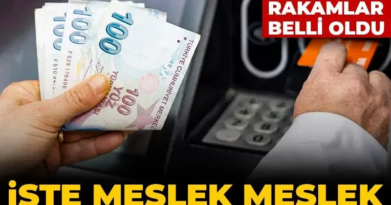 İşte meslek meslek zamlı maaş tablosu! Enflasyon açıklandı rakamlar belli oldu