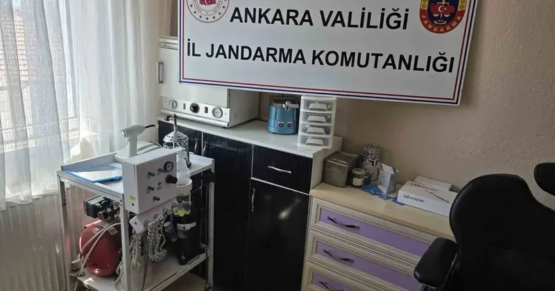 Ankara’da sahte diş doktoru yakayı ele verdi
