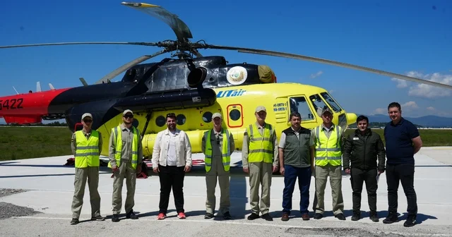 Kastamonu da orman yangını nöbeti başladı: Helikopter Ekim ayına kadar görev yapacak Kastamonu Haberleri