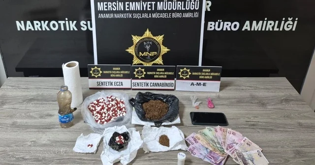Uyuşturucu taciri yakalanıp tutuklandı Mersin Haberleri