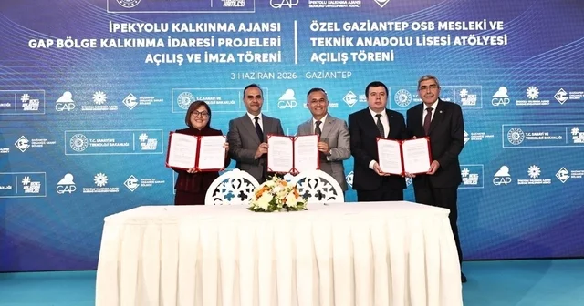 Yeni kalkınma hamleleri için imzalar atıldı Gaziantep Haberleri