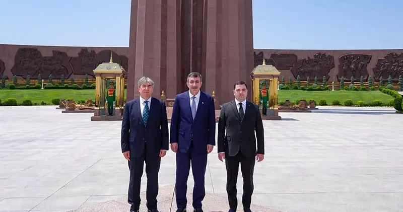 Cumhurbaşkanı Yardımcısı Yılmaz, Türkmenistan temaslarını tamamladı
