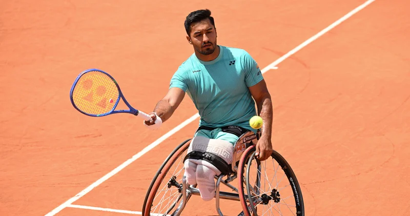 Para tenisçi Ahmet Kaplan Fransa Açık ta finalde!