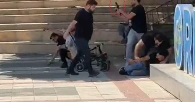 Sivil polisler bıçaklı kavgaya havaya ateş açarak müdahale etti Bursa Haberleri