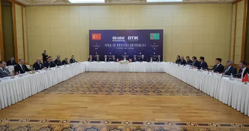 Cumhurbaşkanı Yardımcısı Yılmaz, Aşkabat ta Türk İş Dünyası Buluşması programına katıldı
