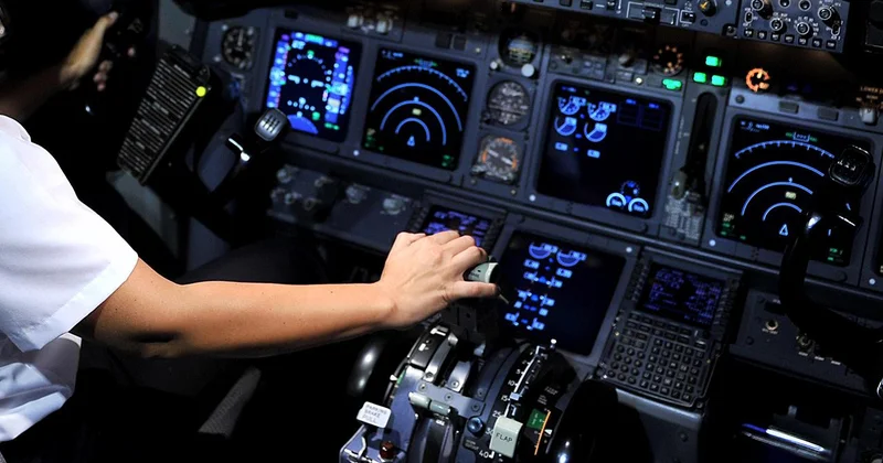 Yolcu uçaklarının rotasına giren pilot, kuleyi çileden çıkardı