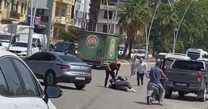 Trafikte dehşet! Pompalı tüfekle yol kesip sürücüyü darbettiler