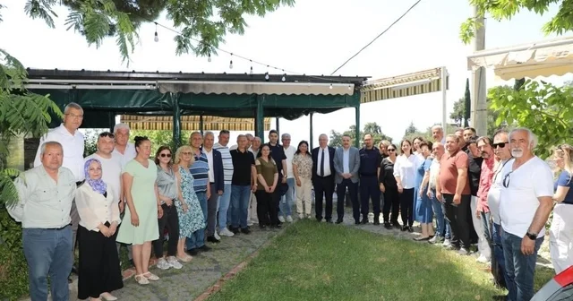 Protokol ve muhtarlar Altınoluk ta bir araya geldi Balıkesir Haberleri
