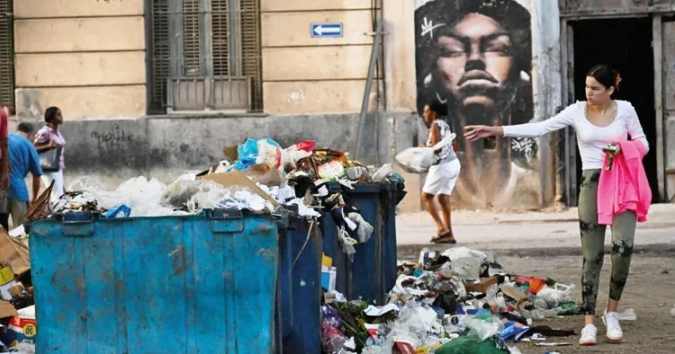 Havana ‘çöp şehir’e döndü