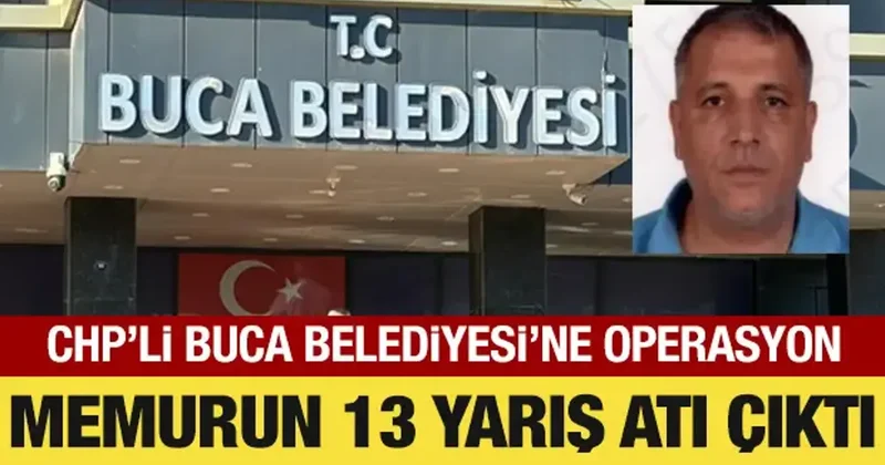 Buca Belediyesi ne yolsuzluk operasyonu: Memurun 13 yarış atı çıktı