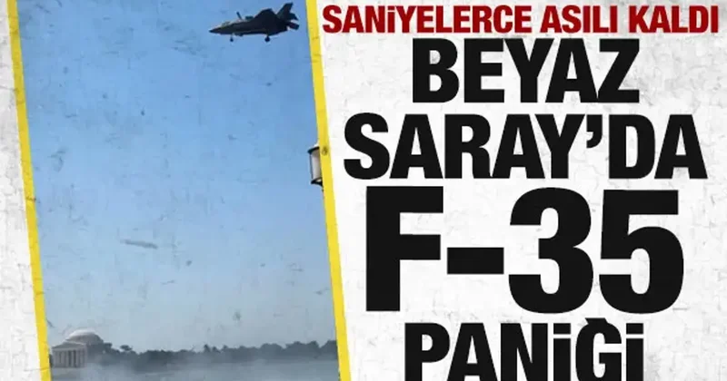 F 35, Beyaz Saray a yakın bölgede havada bekledi