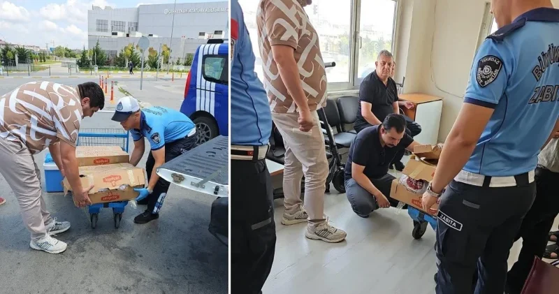 Çerkezköy Otogarı’nda sağlıksız şartlarda taşınan kırmızı etlere el konuldu Tekirdağ Haberleri