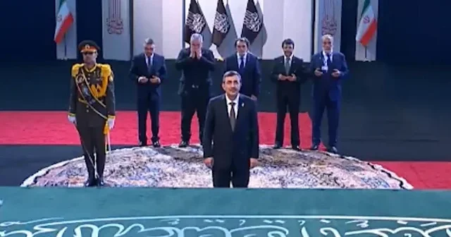 Cumhurbaşkanı Yardımıcısı Yılmaz Tahran da İran Dini Lideri Ali Hamaney in cenaze törenine katıldı VİDEO İZLE
