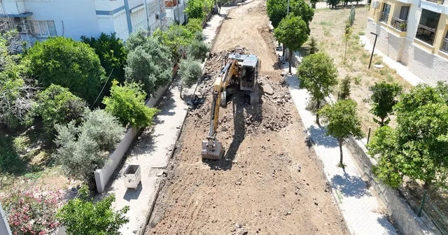 Nazilli de yol, altyapı ve park çalışmaları sürüyor Çalışmalar eş zamanlı devam ediyor Aydın Haberleri Habertürk Yerel Haberler