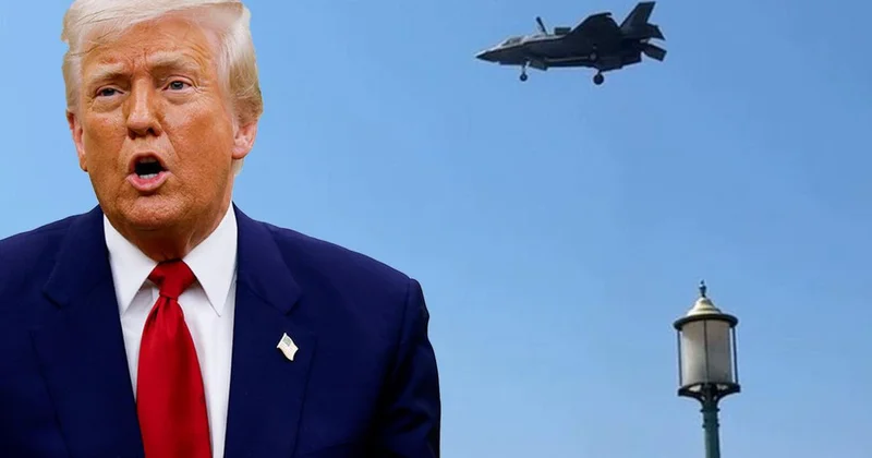 Beyaz Saray çevresinde gizemli anlar! F 35 havada bekledi