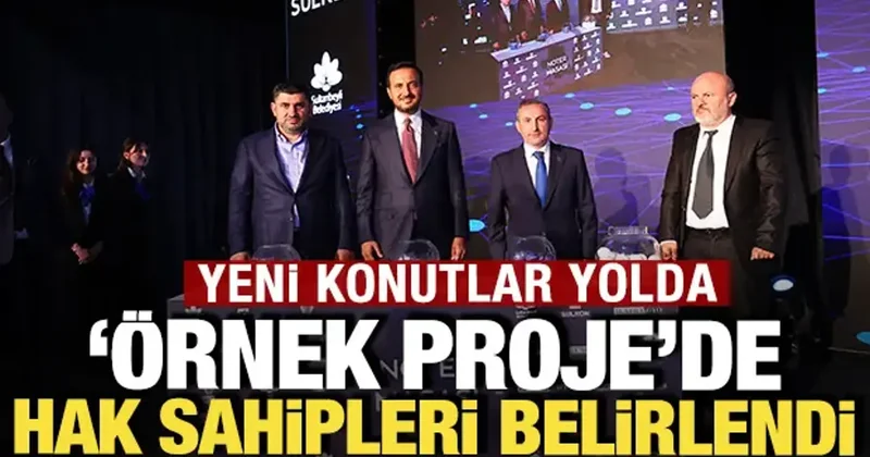 Örnek proje de kuralar çekildi: Yeni konut projesi yolda