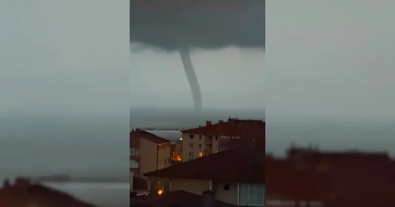 Yer: Zonguldak! Denizde hortum oluştu
