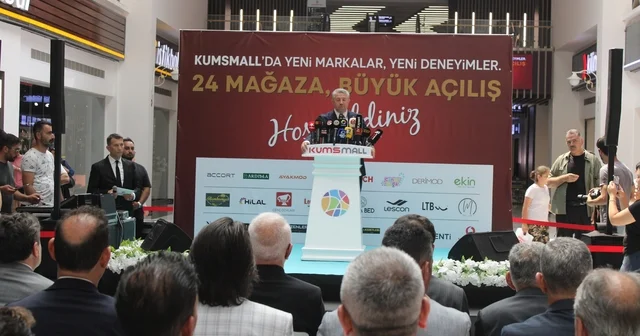 Kumsmall AVM de 24 yeni mağaza açıldı Kumsmall AVM Yönetim Kurulu Başkanı Ercan Sarıkaya: Ülkemiz için çalışmaya devam edeceğiz Kayseri Haberleri Habertürk Yerel Haberler