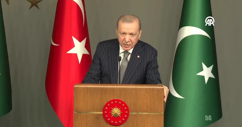 Pakistan Başbakanı İstanbul da: Cumhurbaşkanı Erdoğan konuşuyor Politika Haberleri