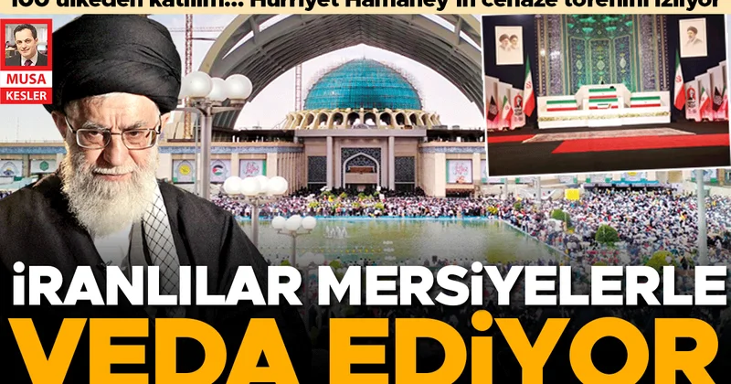 Hamaney için ilk tören son namaz yerinde… Her köşe başında öfke ve matem...
