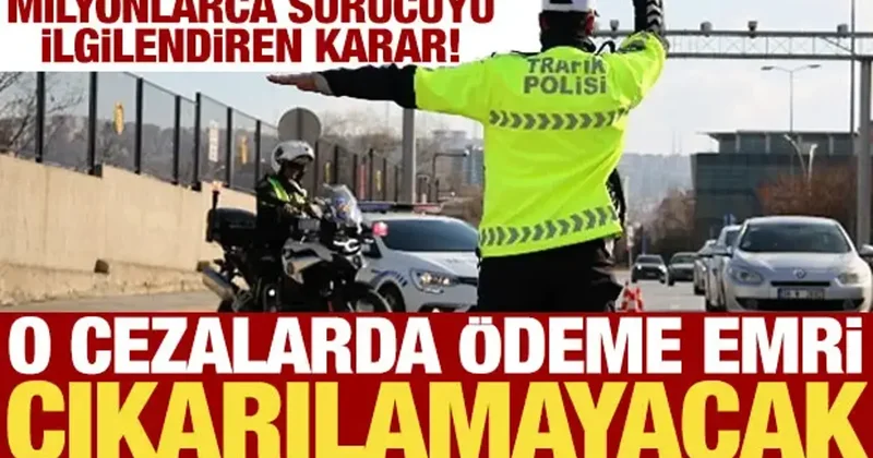 Danıştay dan sürücüleri ilgilendiren karar: Ceza kesinleşmeden ödeme emri çıkarılamaz