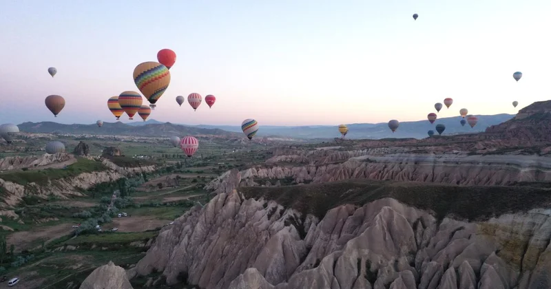 Yılın ilk yarısında 13 bin balon uçuşuyla 308 bin yolcu seyahat etti