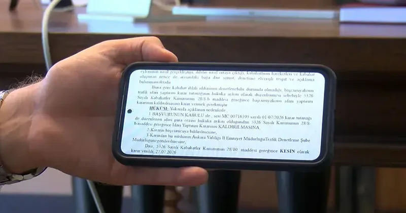 Fahri müfettişin yazdırdığı ceza, delil olmadığı gerekçesiyle iptal edildi