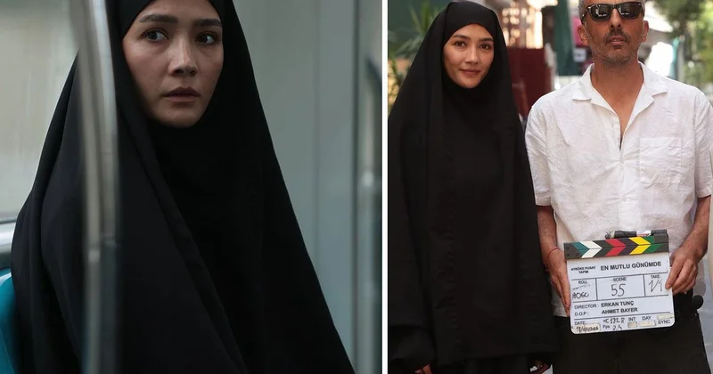 Aybüke Pusat yeni rolü için tesettüre girdi