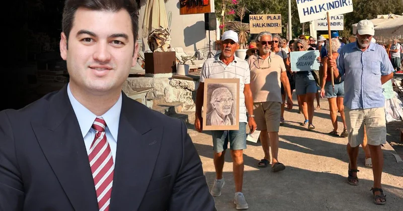 Gümüşlük te halk plajı isyanı! Belediye Başkanı na tepkiler çığ gibi