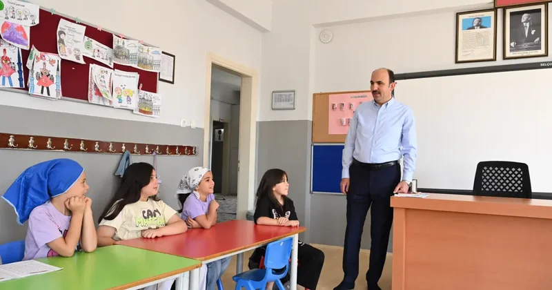Başkan Altay, minik Kur’an talebeleriyle bir araya geldi!