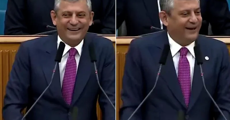 Özgür Özel in ilk grup toplantısına damga vuran an! Kendisi de gülmeden edemedi