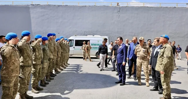 Kazada hayatını kaybeden uzman çavuş için tören düzenlendi Bitlis Haberleri Habertürk Yerel Haberler