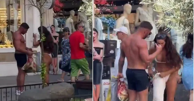 Turizmin başkentinde dikkat çeken manzara! Çarşıda böyle gezdiler