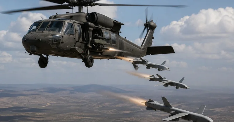 Yeni teknoloji ilk kez sahaya çıktı: Savaş helikopterinden peş peşe İHA fırlattılar Sözcü Gazetesi