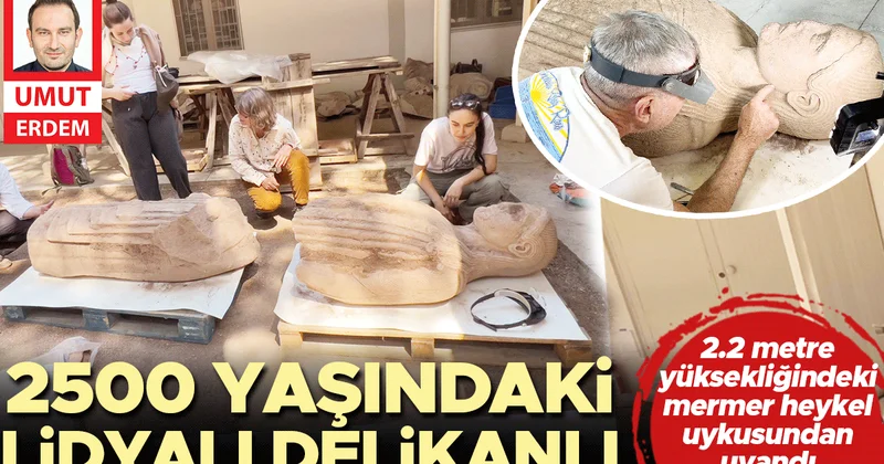 ‘Lidyalı Genç’ uykusundan uyandı