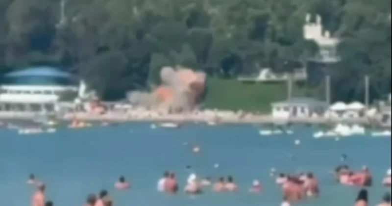 Plajda İHA dehşeti Sözcü Gazetesi