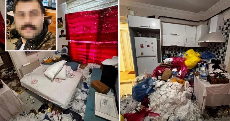Hemşirenin dairesi Çöp ev çıktı: Tıbbi atıklar da bulununca açığa alındı