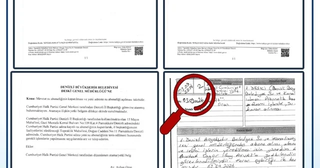 DESKİ den CHP nin abonelik iddialarına yanıt: Kişiye özel belge talebi gerçek dışı CHP nin aboneliği eksik evraklar tamamlanmadığı için onaylanmamış Denizli Haberleri Habertürk Yerel Haberler